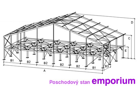 Losberger Emporium – reprezentačný stan s vysokou bočnou stenou